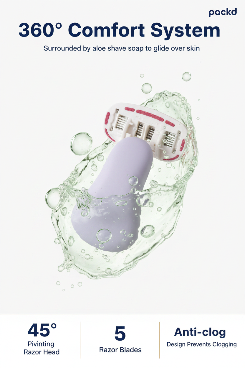 Packd Mini Travel Razor