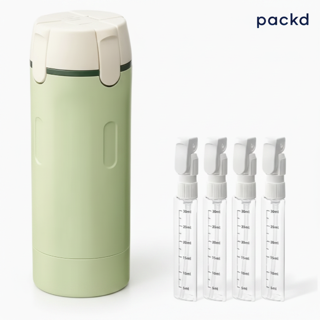 Packd 4-in-1 Travel Dispenser