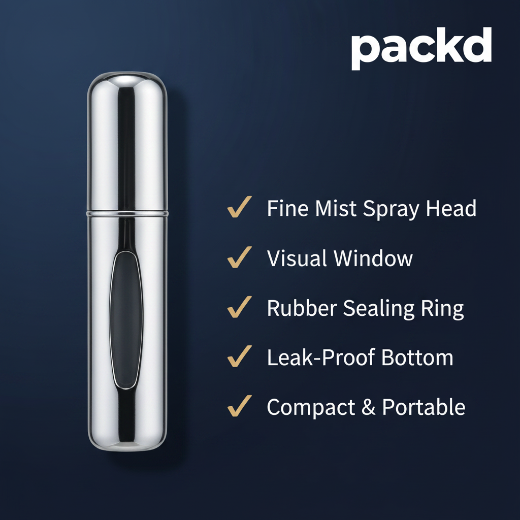 Packd Perfume Decanter Spray Bottle