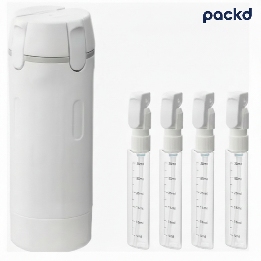 Packd 4-in-1 Travel Dispenser